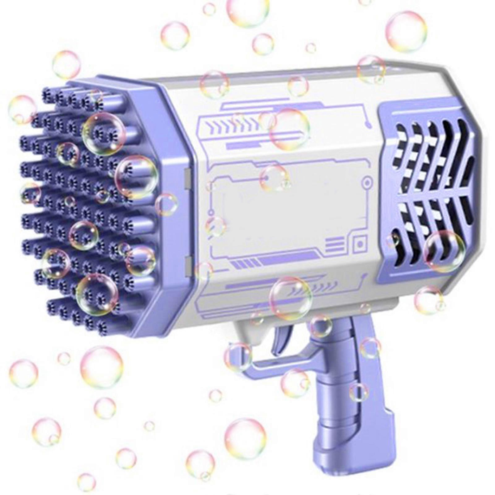 69 Holes Outlet Electric Bubble Machine Handheld Bubble Blower Rechargeable