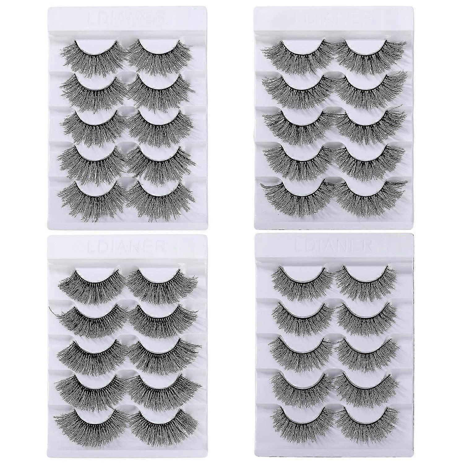 False Eyelashes 3d / 6d Natural Thick Long Artificial Eyelashes Handmade