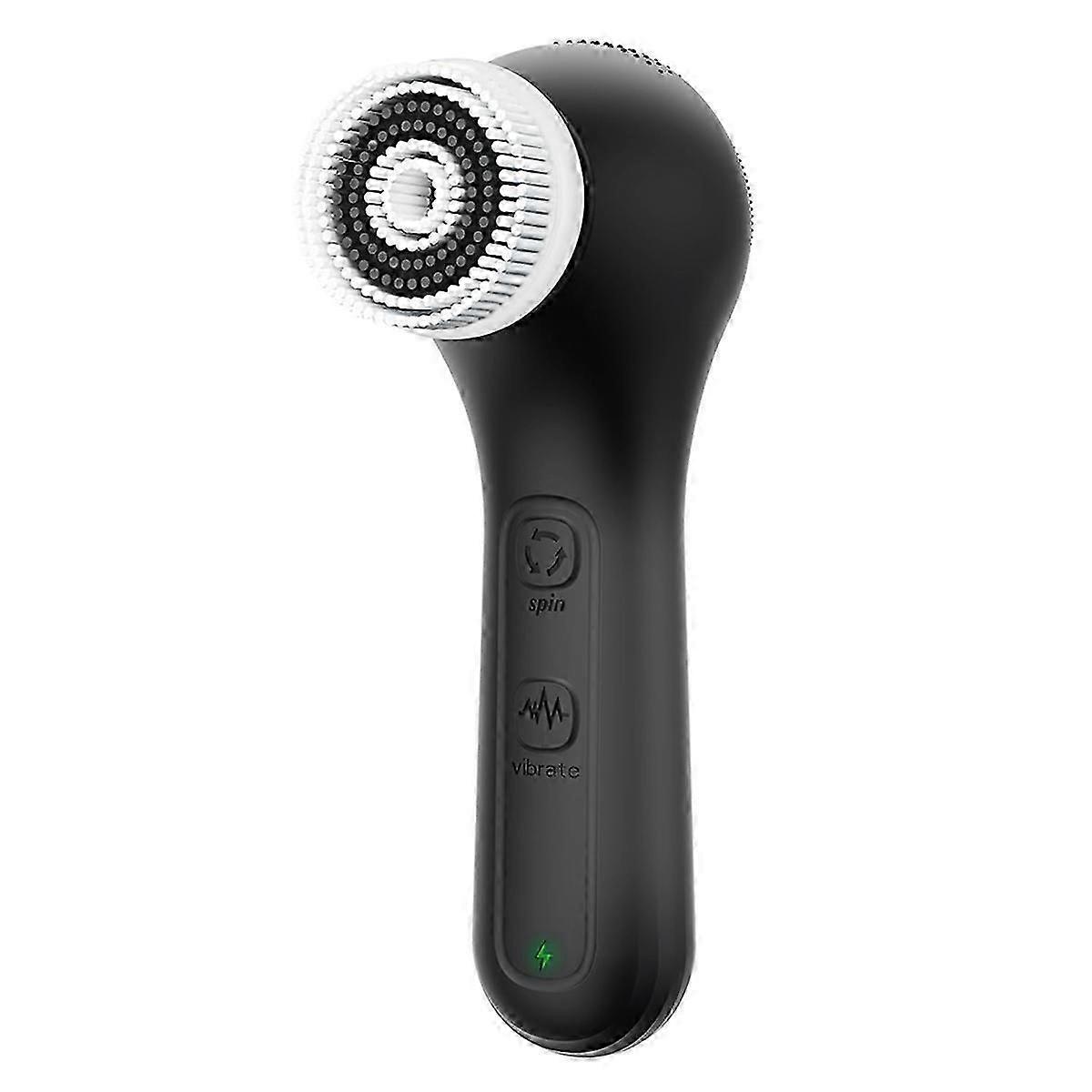 Vibrating & Rotating Face Scrubber, Waterproof Rechargeable