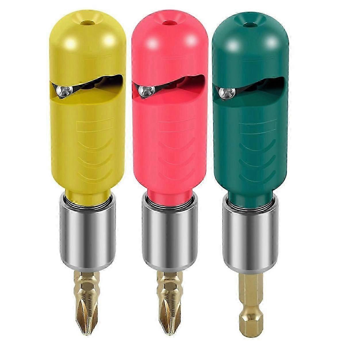 3Pcs Electric Wire Stripper Metal Cable Stripping Tool for Power Drill Driver Wire Stripping 2.5/4.