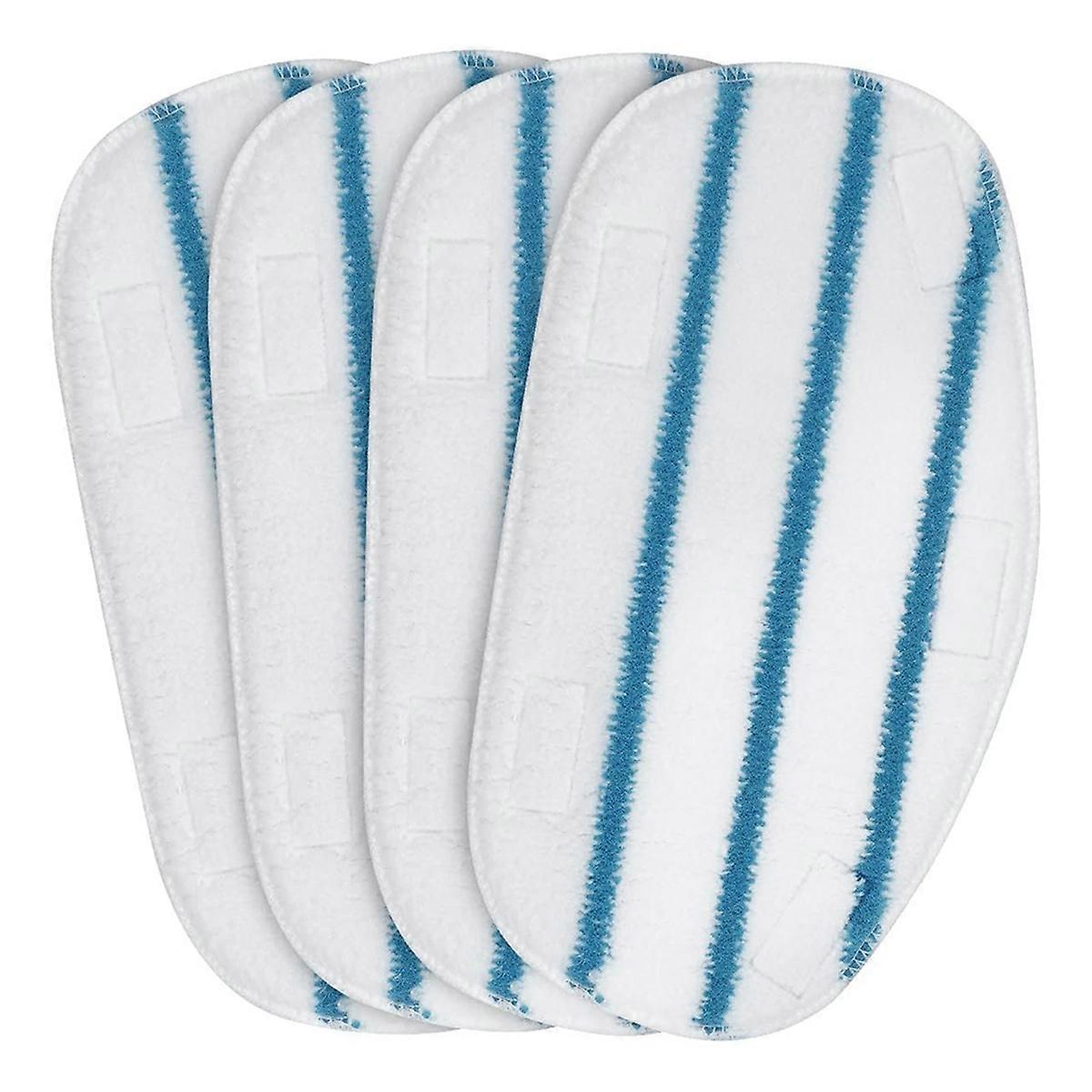 4pcs Steam Mop Pads for PurSteam ThermaPro 10-in-1 and ThermaPro 211 Steam Mop Cleaner Microfiber Pu
