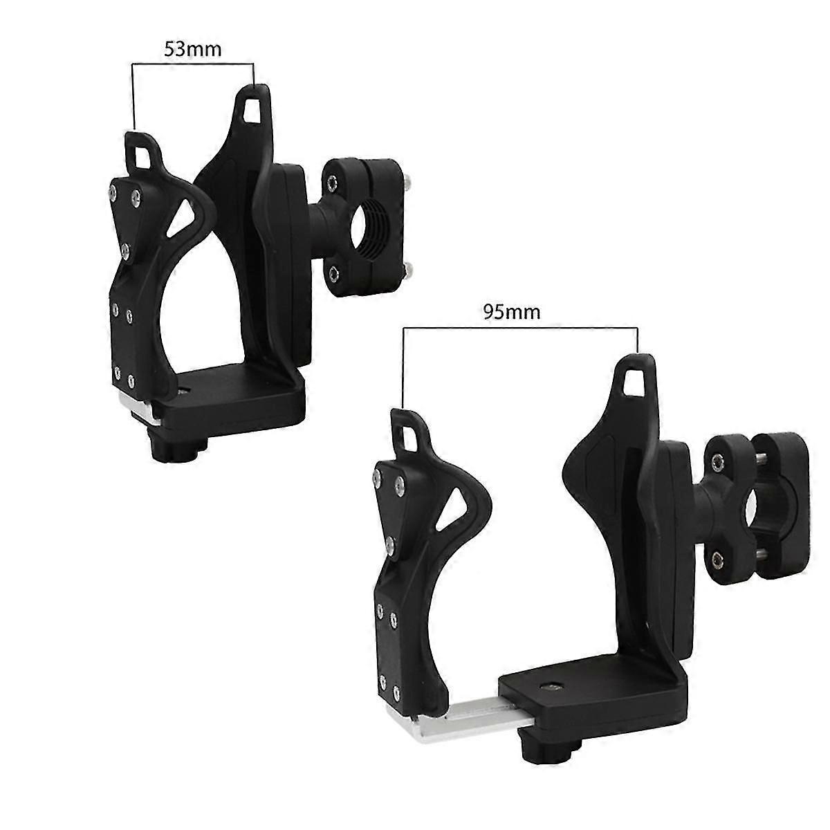 Adjustable Motorcycle ATV Cup Holder Compatible with Round Tubing Frames
