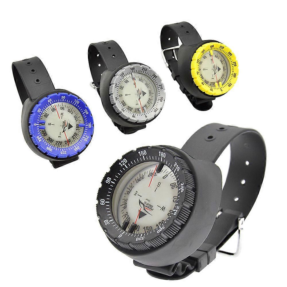 Underwater Compass Luminous Compass Wrist Diving Compass High Precision Professional Compass for Diving Hiking Cycle Camping