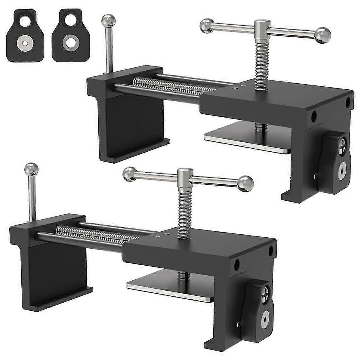 Cabinet Clamps,Adjustable Cabinetry Clamps for Easy and Fast Installing,3 Drill Hole Guides Cabinet