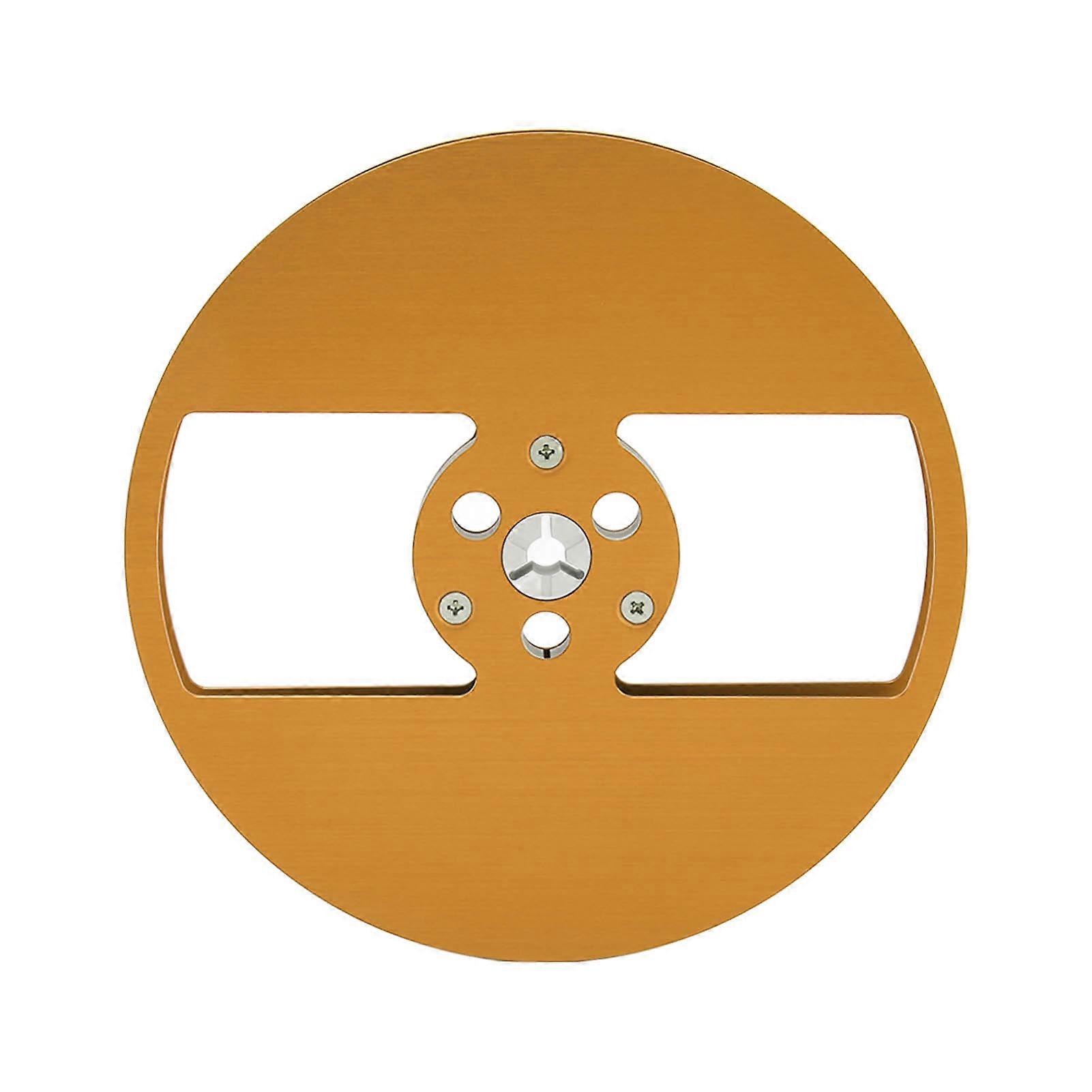 1/4 7 Inch Empty Tape Aluminum Alloy 2 Holes Universal Open Takeup Reel Nab Opening Machine Part for TEAC