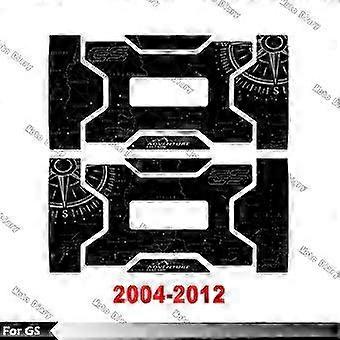 R1200GS R1250GSオートバイアルミニウム合金ボックスステッカーサイドボックススーツケースデカールR 1200 1250 GS 2004-2023トリプルブラックBMW用