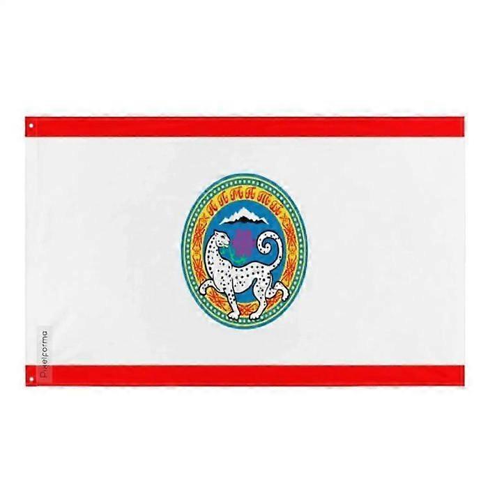 Flag Almaty – 120 x 180 cm – Polyester – Eyelets in iron – Resistant