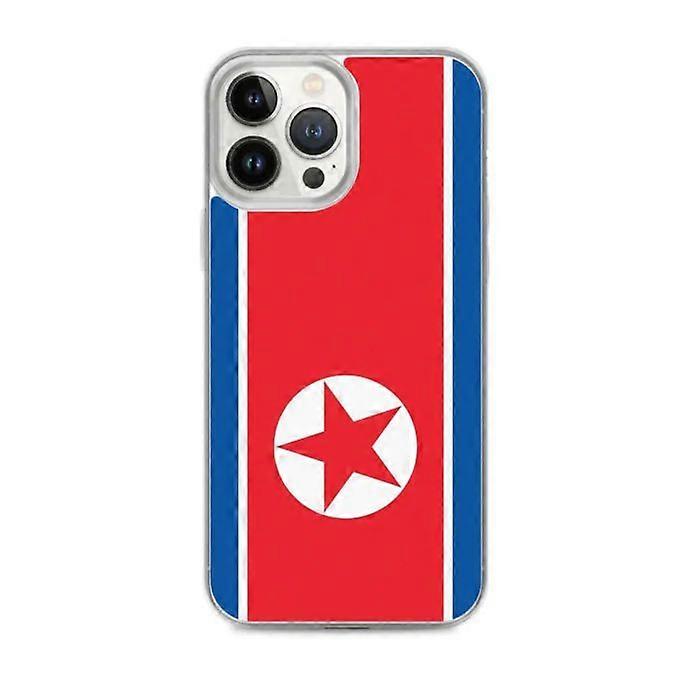 iPhone Case - North Korea Flag - iPhone 13 Pro Max - Flexible - Multicolor - Unique Design