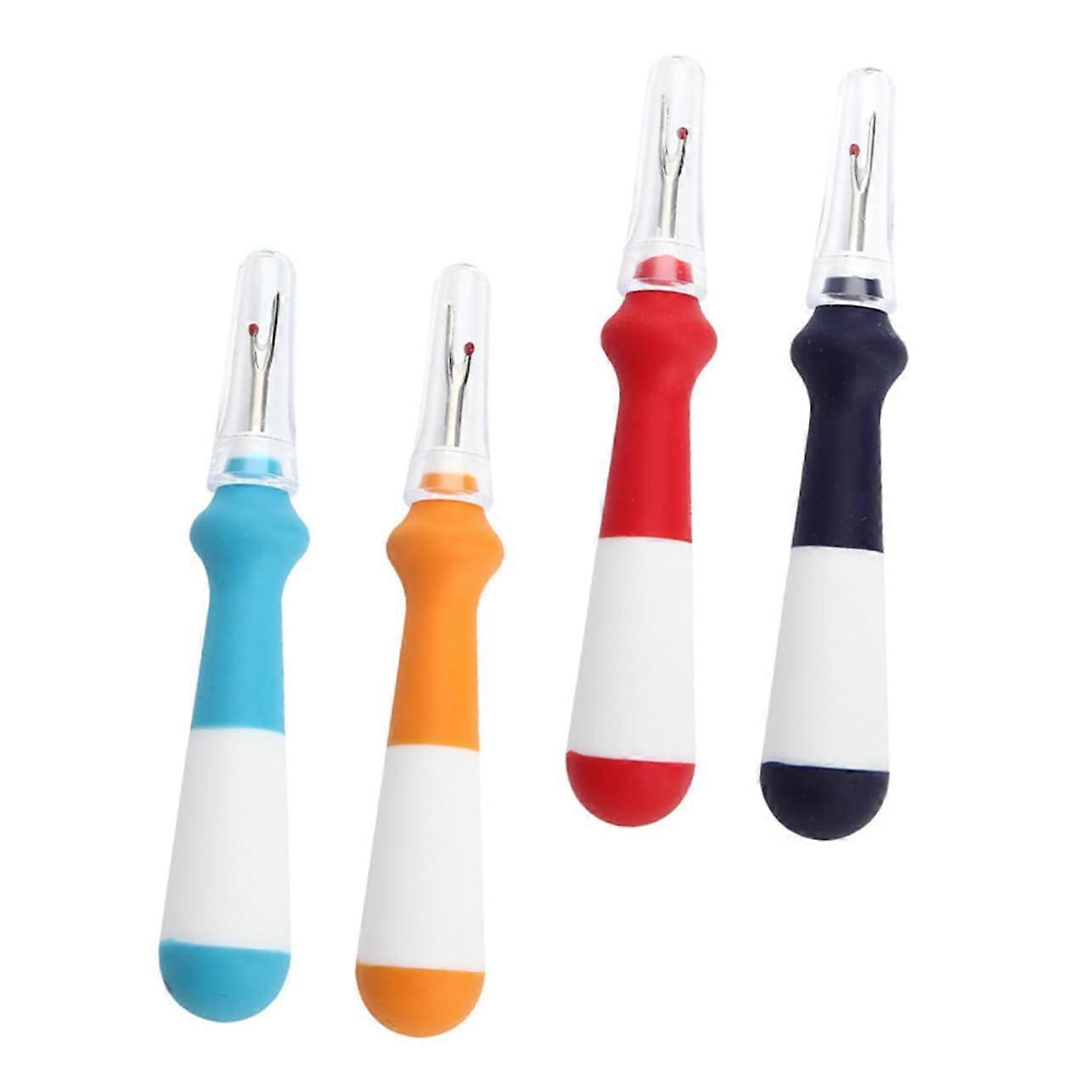 2sets Seam Ripper Tool Set Sewing Removers Embroidery Tools Thread Trimming for Clothes Thread Cutter 4pcs2 Ref: 9774