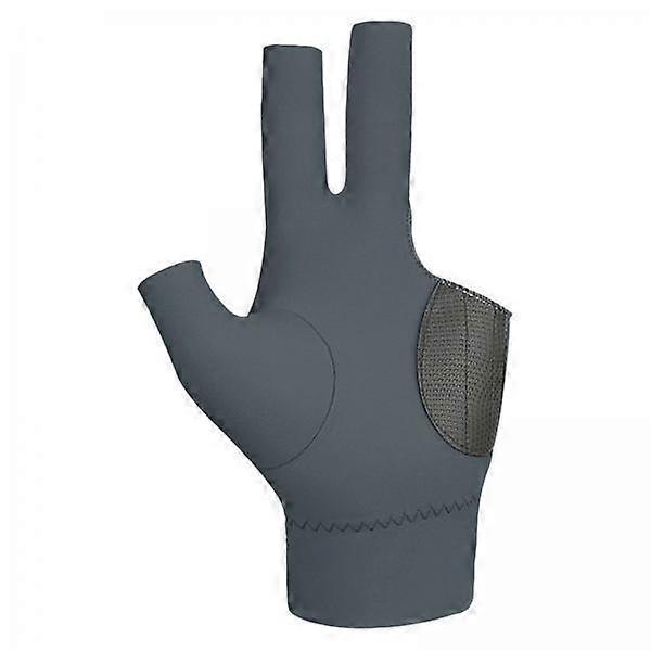 2xThree Fingers Billiard Pool Glove Separate Finger Gloves for Men Lightweight