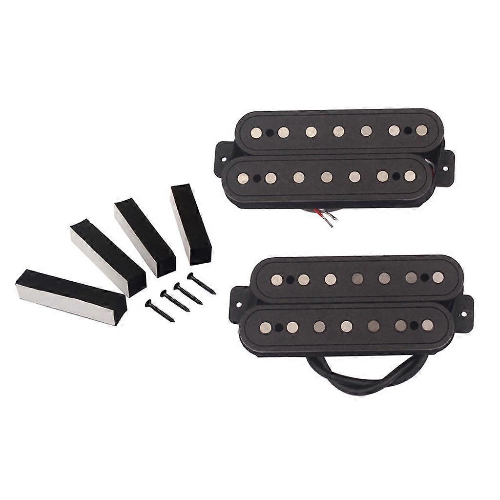 2pcs Dual-coil Pickups Pickup Set for 7 String Electric Guitar, Including
