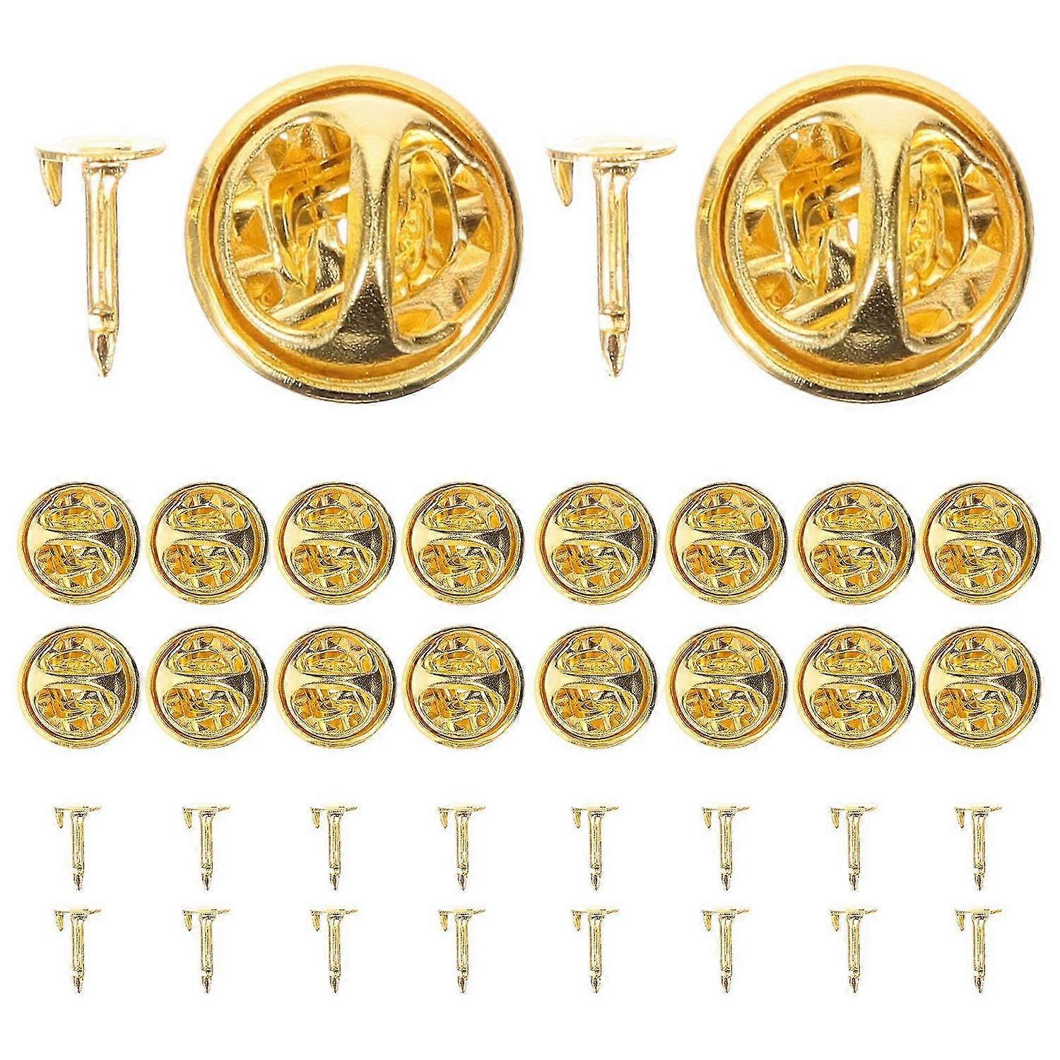 50Pcs Locking Pin Back Replacement Back Locking Craft Making Clutch Back