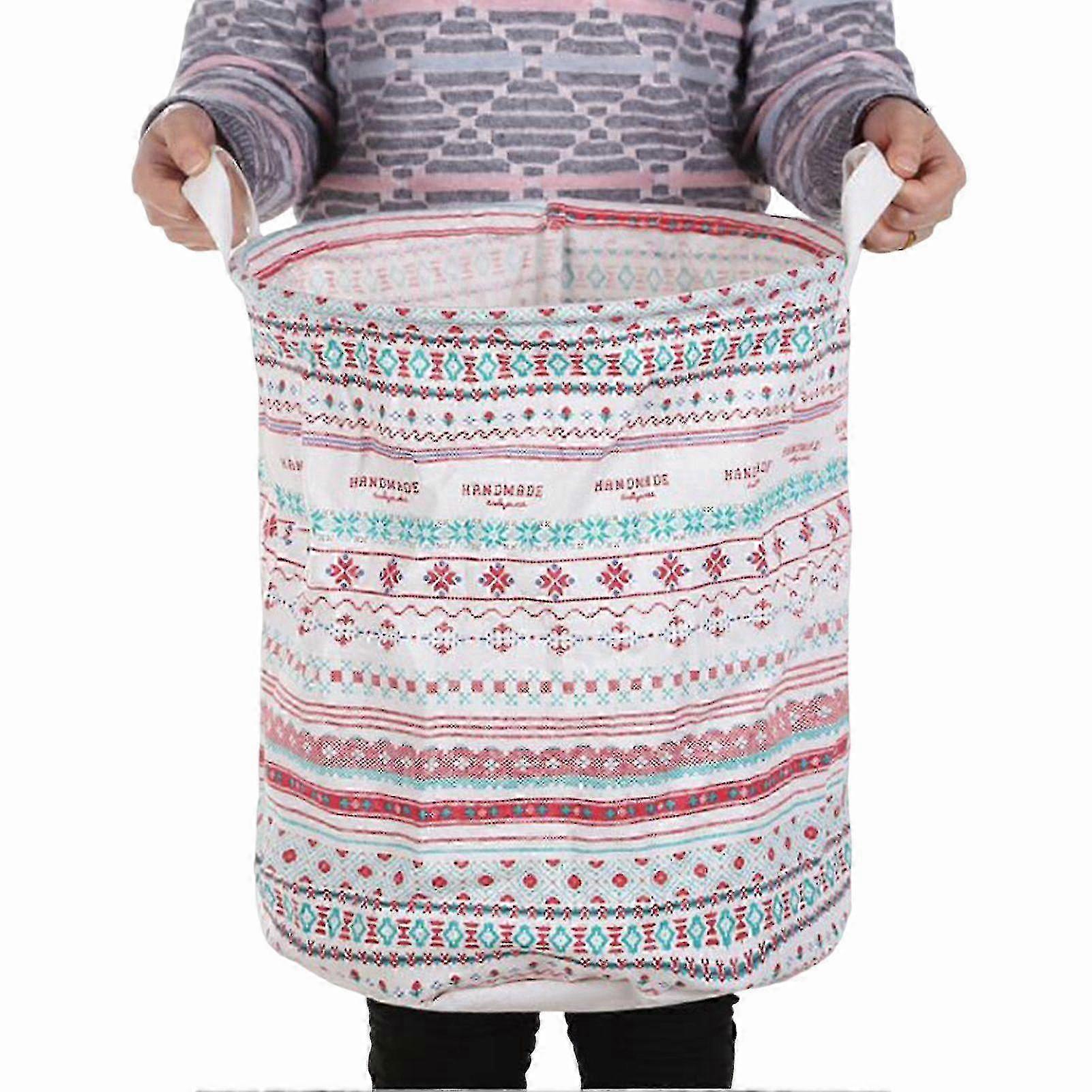 Collapsible Laundry Baskets with Handles for Toy and Clothes Storage