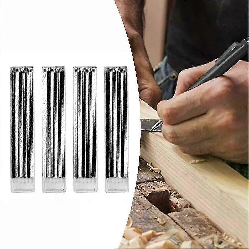 24pcs 28mm ανταλλακτικά μολυβιών ξυλουργών, στερεές αντικαταστάσεις μολυβιών μηχανικής κατασκευής βαθιών οπών