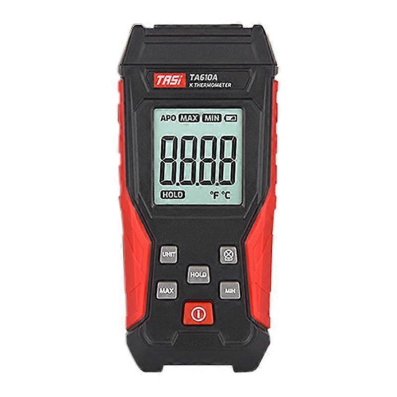 TRSI TA610A Industrial Handheld K-Type Thermocouple Thermometer, Single Channel, without Ambient Temperature