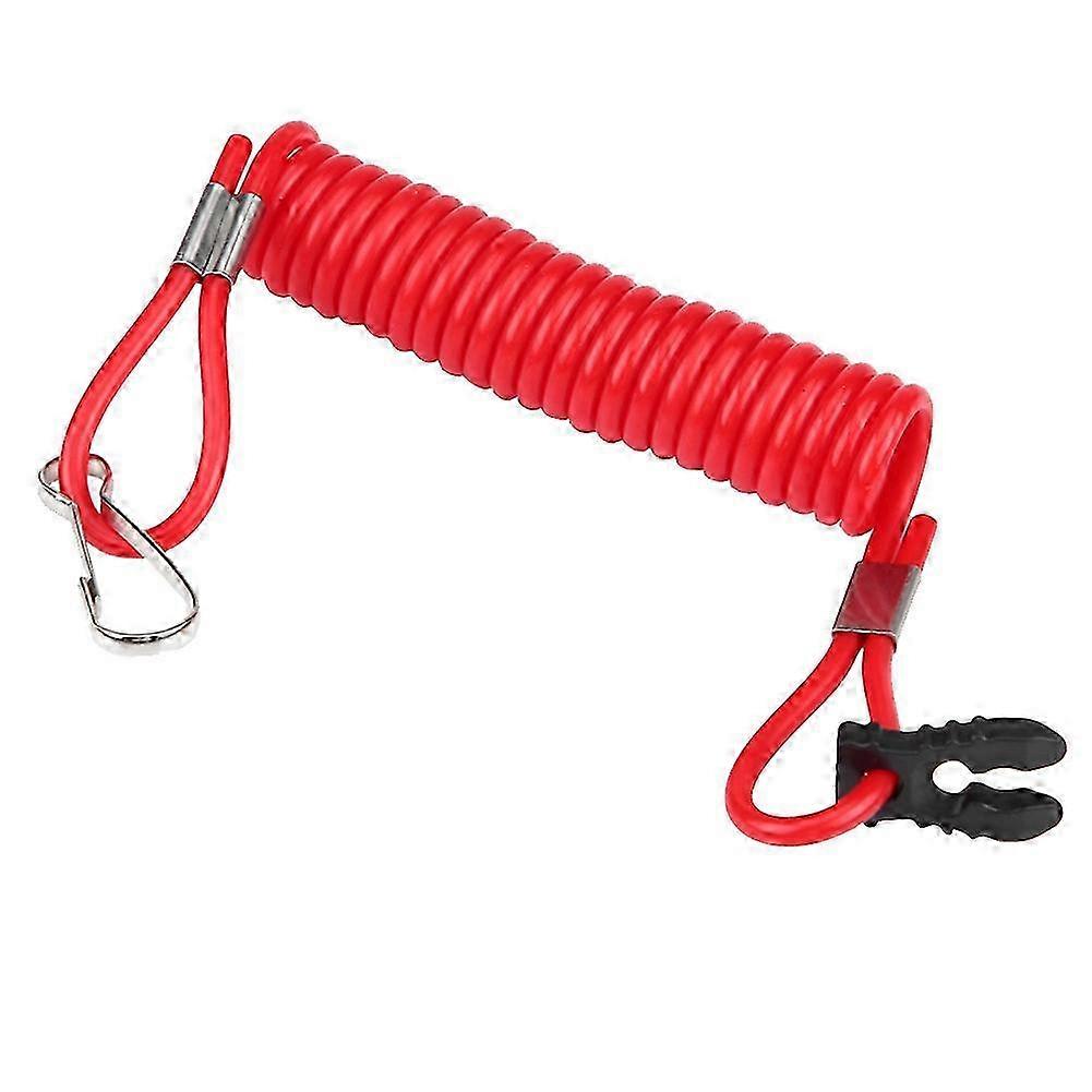 Outboard engine ignition emergency kill stop switch safety tether lanyard for honda p