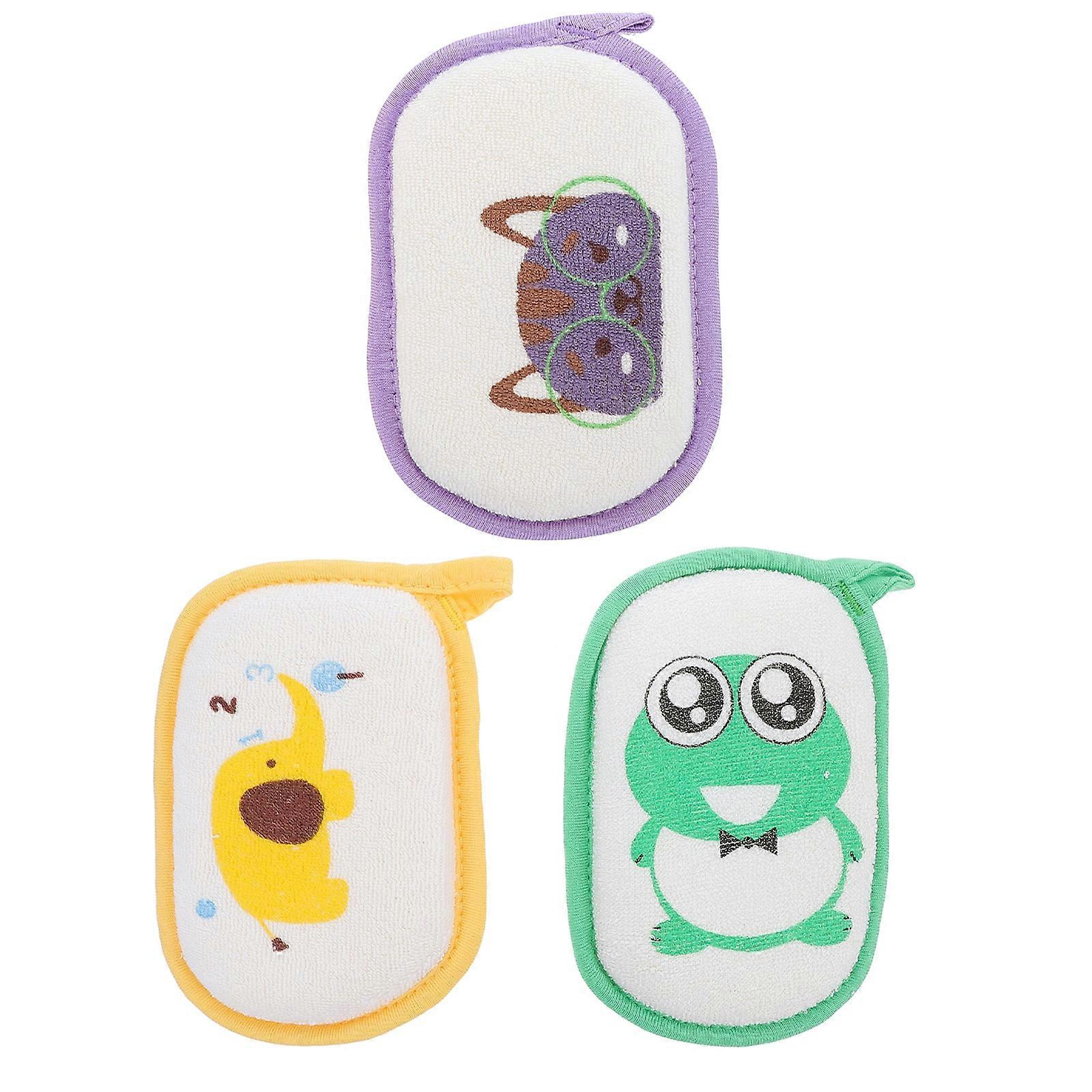 Kids Bath Sponge Set Combining Gentle Care and Use