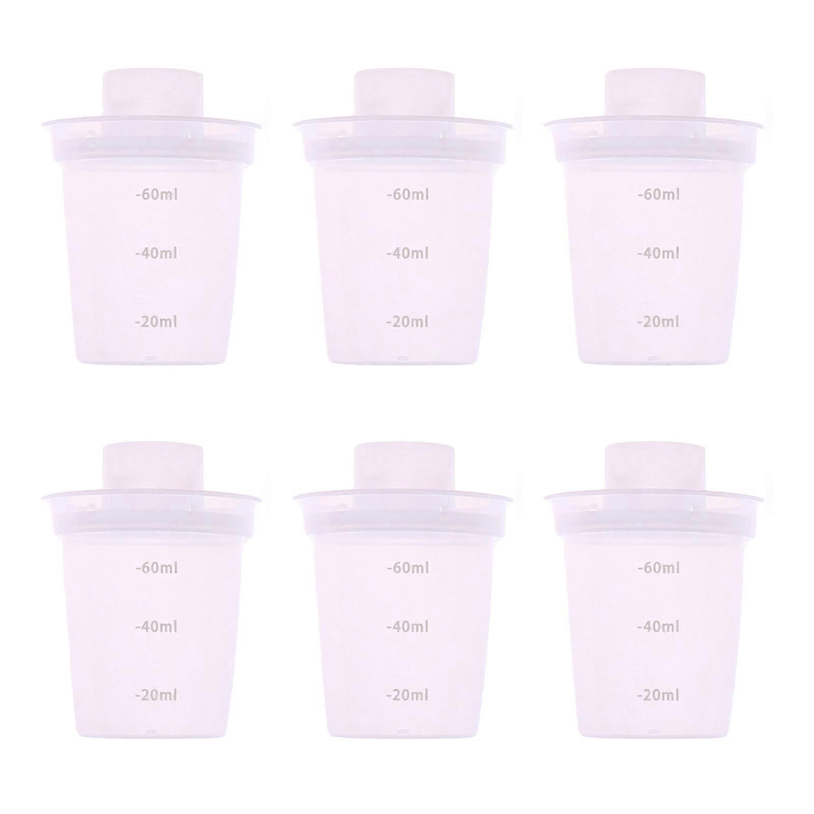 6Pcs/pack συμπαγές κιβώτιο Storaeg σχεδίων οργανωτών βρεφικής φόρμουλας ανθεκτικό στις διαρροές για την ελεύθερη σίτιση κατά τη διάρκεια του ταξιδιού