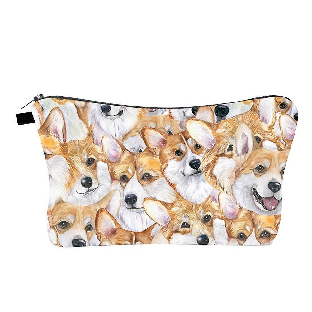 Compact Travel Toiletries Bag Waterproof Make Up Bag Assorted Color 1Pc