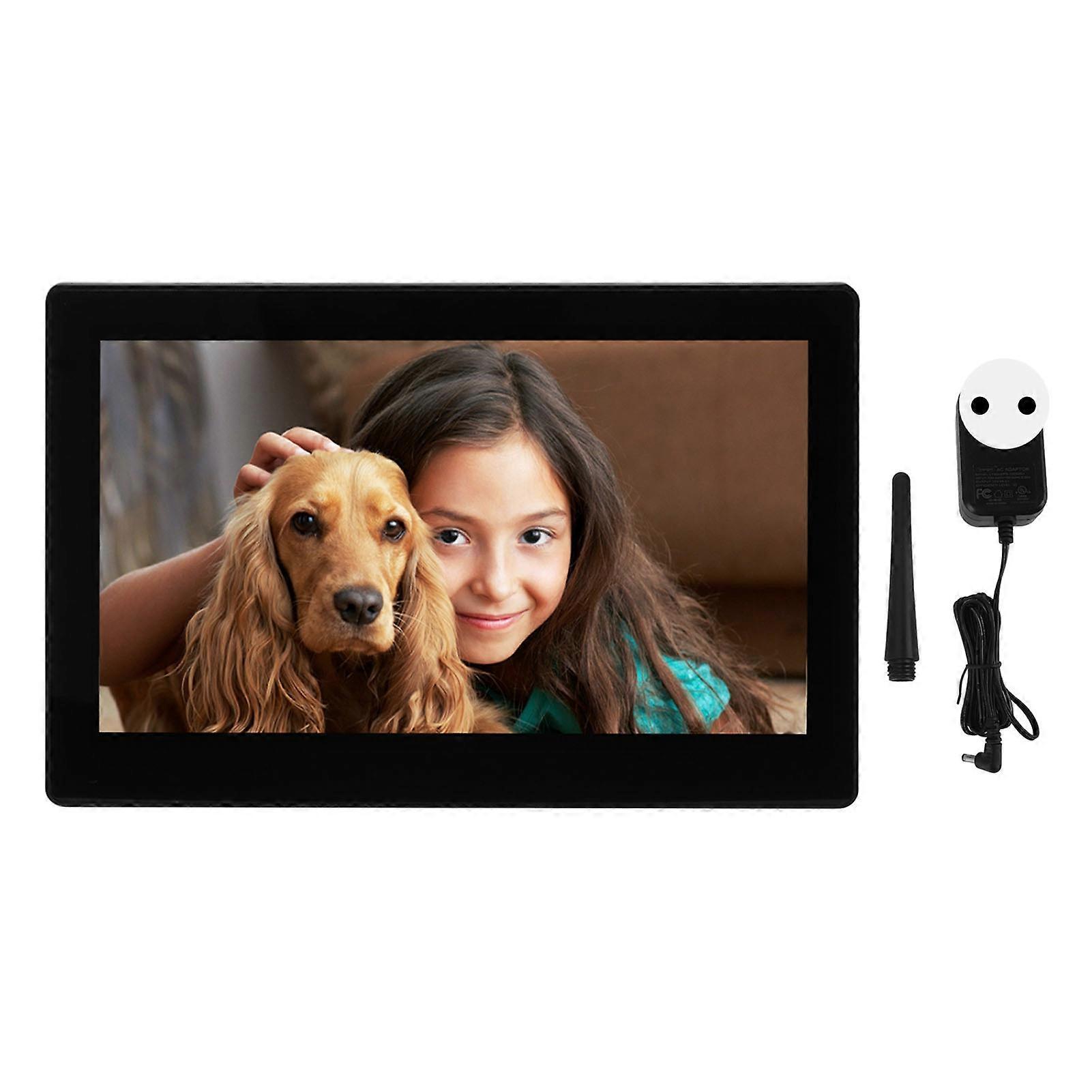13.3 inch Electronic Digital Photo Frame with IPS Touch Screen, Wi-Fi, HD 1080p, 8GB, EU Plug 100-240V