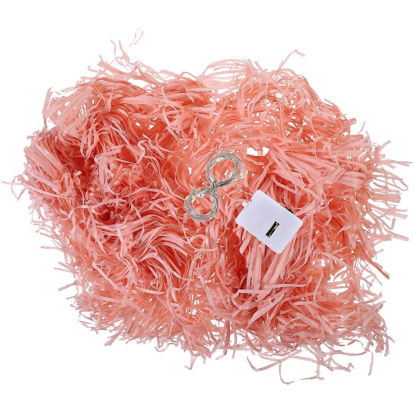 Box Stuffing Shredded Paper present Boxes Filler Shiny Crinkle Cut 7.07X5.11X2.75 Inch 1Pack