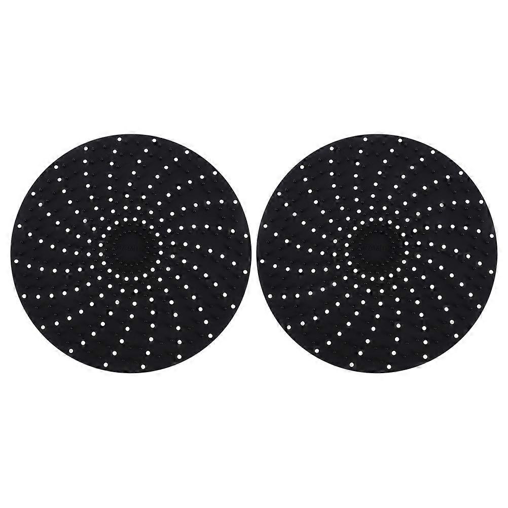Round Silicone Steamer Liner Non-Stick Easy to Clean for Baking 20X20X1CM 2Pcs