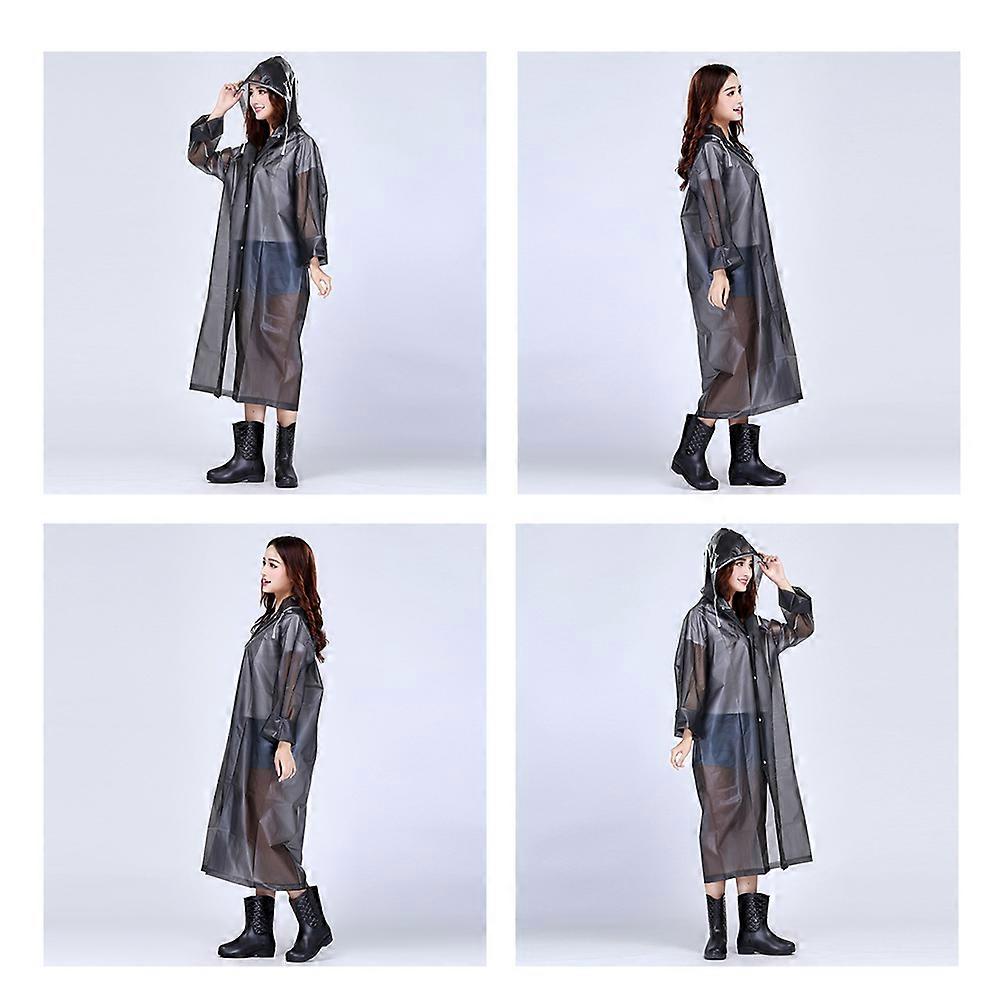 Emergency Use Portable Rain Poncho Waterproof Thicken Jacket For Theme Park Rainy Day XL 1Pack