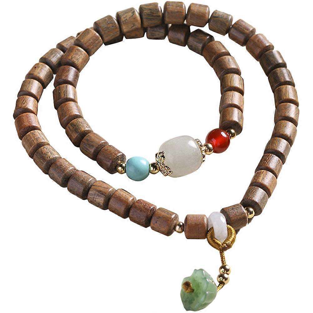 Beads Bracelets For Women Spiritual Practices Nephrite Double Loop 20X6X2CM 1Pcs