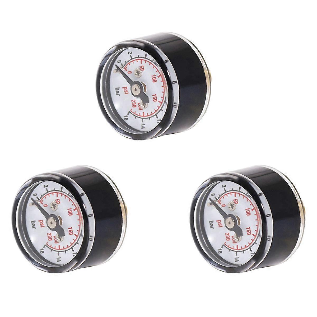Scuba Diving PCP Air Mini Micro-Pressure Gauge 16Bar,1/8 NPT Thread
