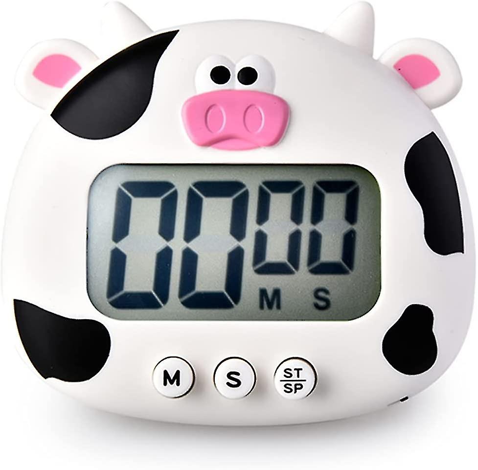 Kitchen Timer, Cute Cartoon Animal Countdown Timer, Digital Cooking Timer With Magnetic, Lcd Large-screen Visual Clock, Hangable Alarm Clock With Stan