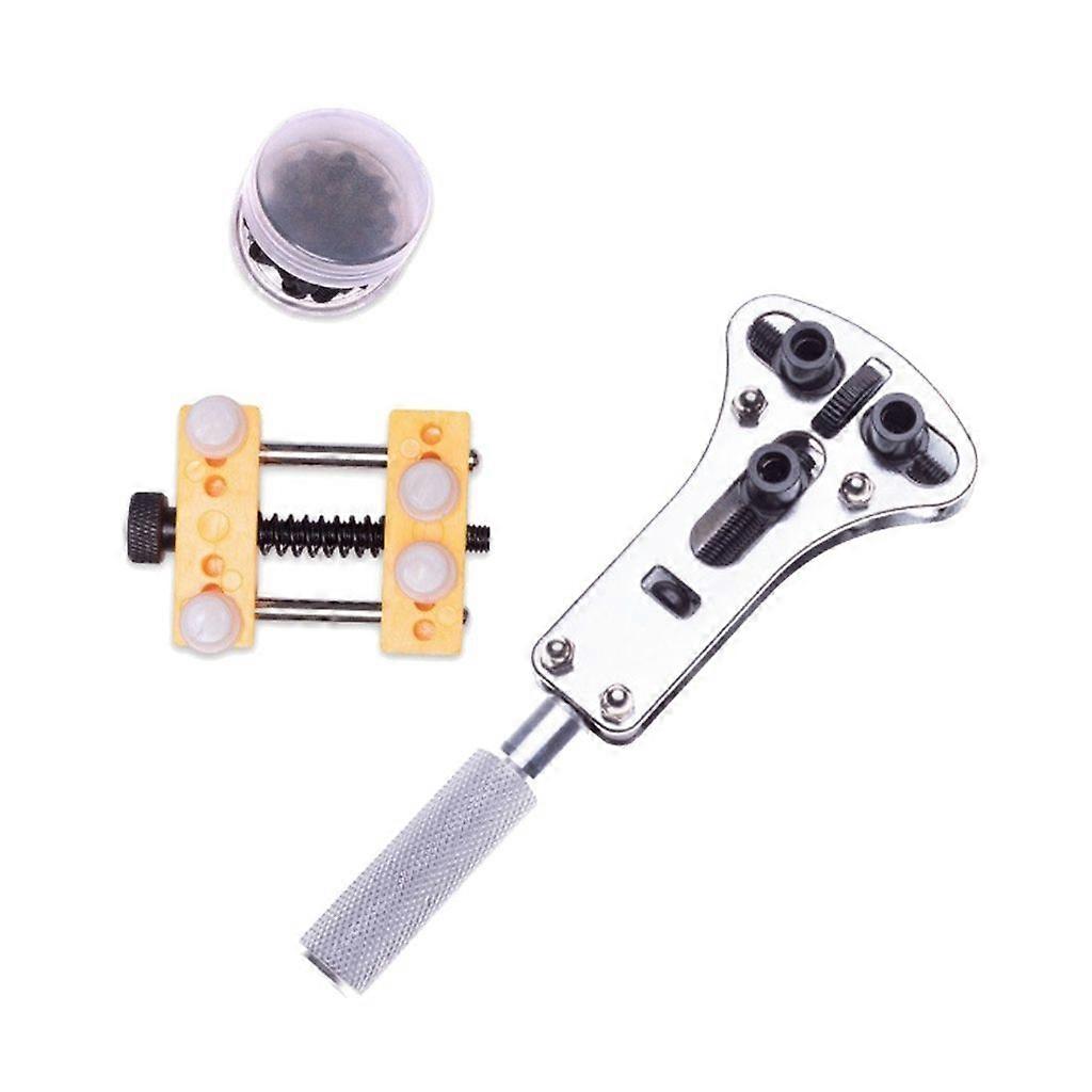 Watch Repair Tool Set Adjustable Wrench And Movement Holder For DIY Projects