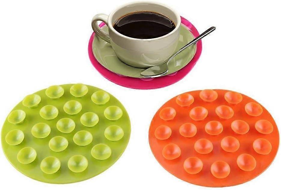 2-Pack Children's Tableware Suction Cup Mats Tableware