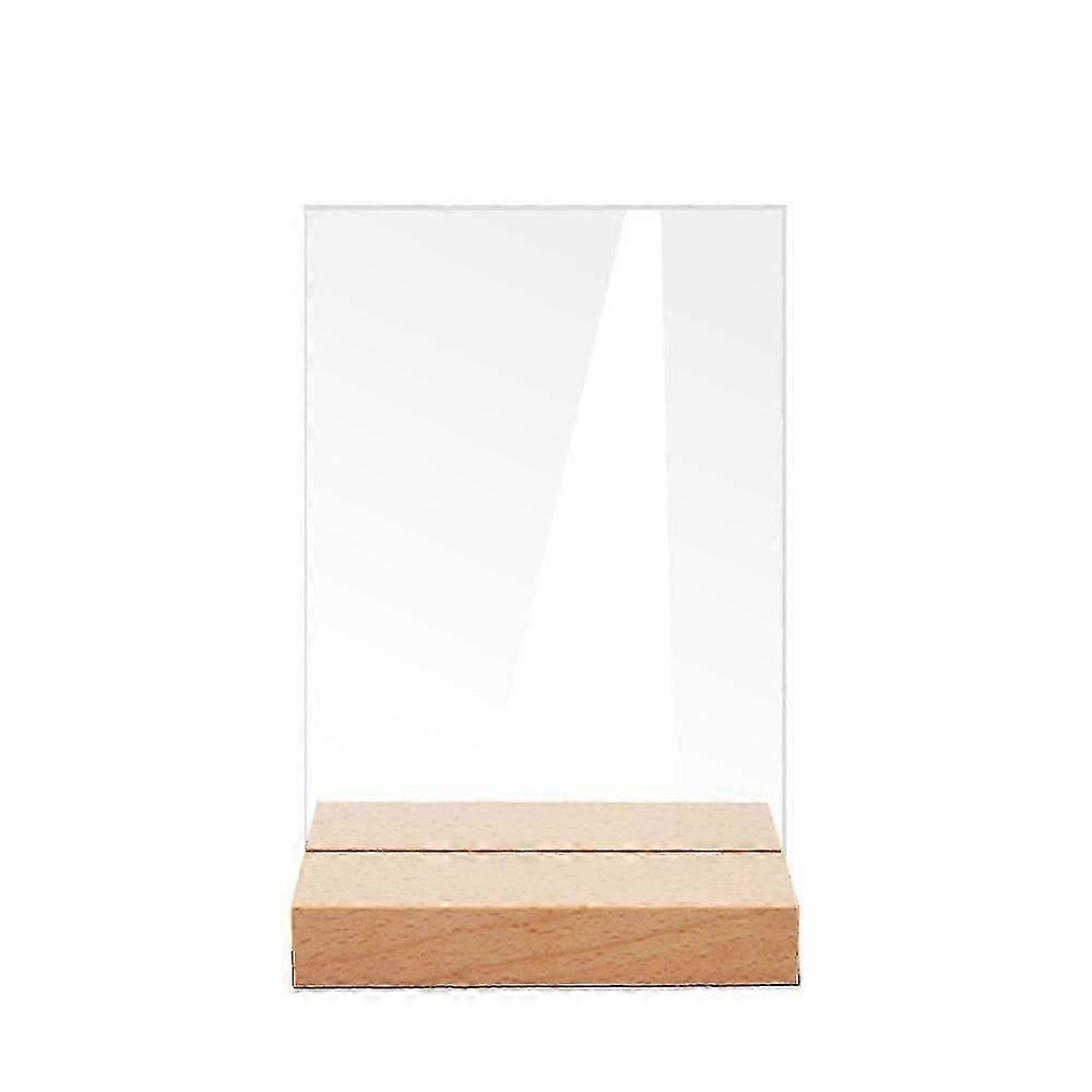 Plaque de table rectangulaire en acrylique avec base - petite, plaque de numro de table de mariage, plaque de table, banquet DIY, plaque de sige-M