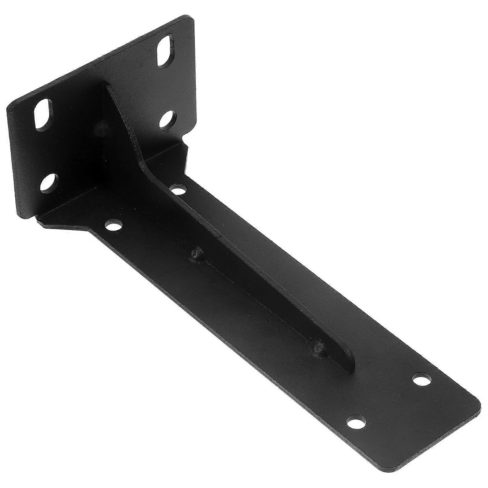 Heavy Duty Wall Mounted Shelf Brackets, Durable Right Angle Support for Floating Shelves, High Hardness & Wear Resistant Triangular Design for