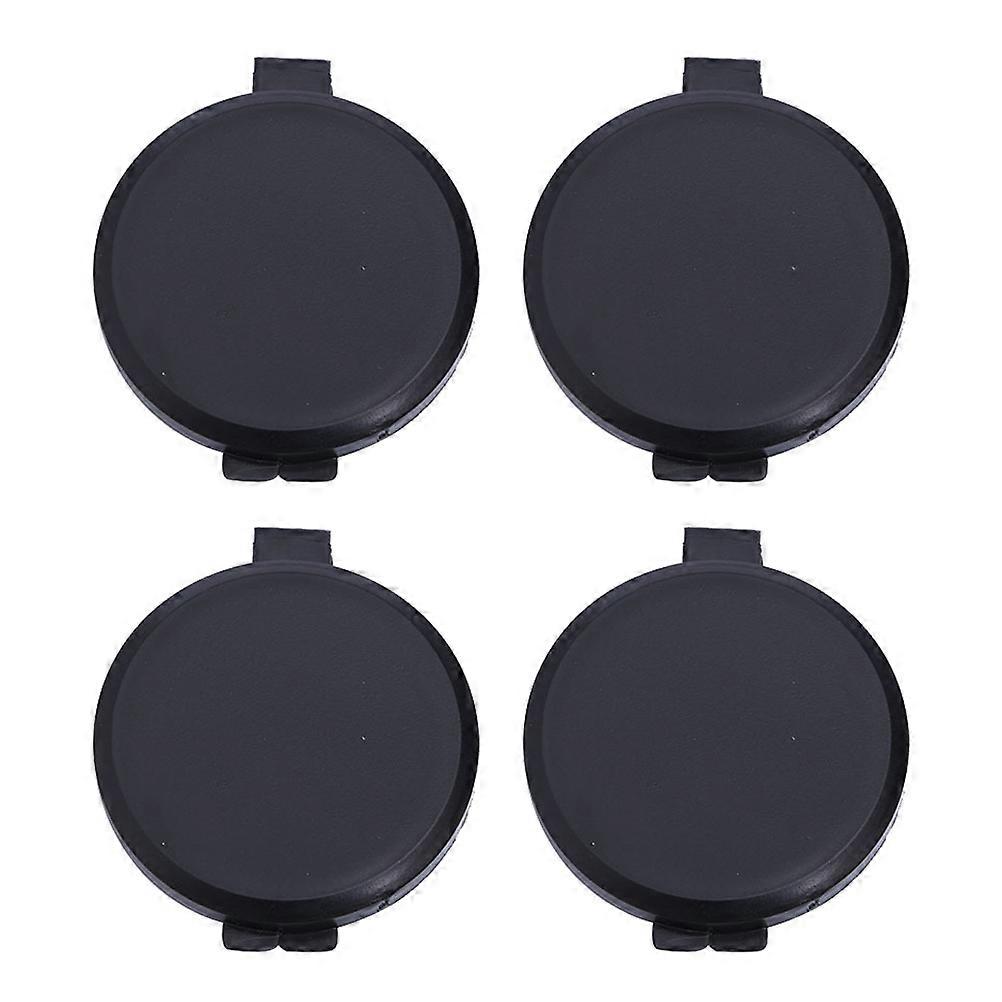 Portable Black Fingerprint Ink Pad Set – Compact Thumbprint Stamp Mat for Notary, ID Verification and Document Security Use (4 pcs)