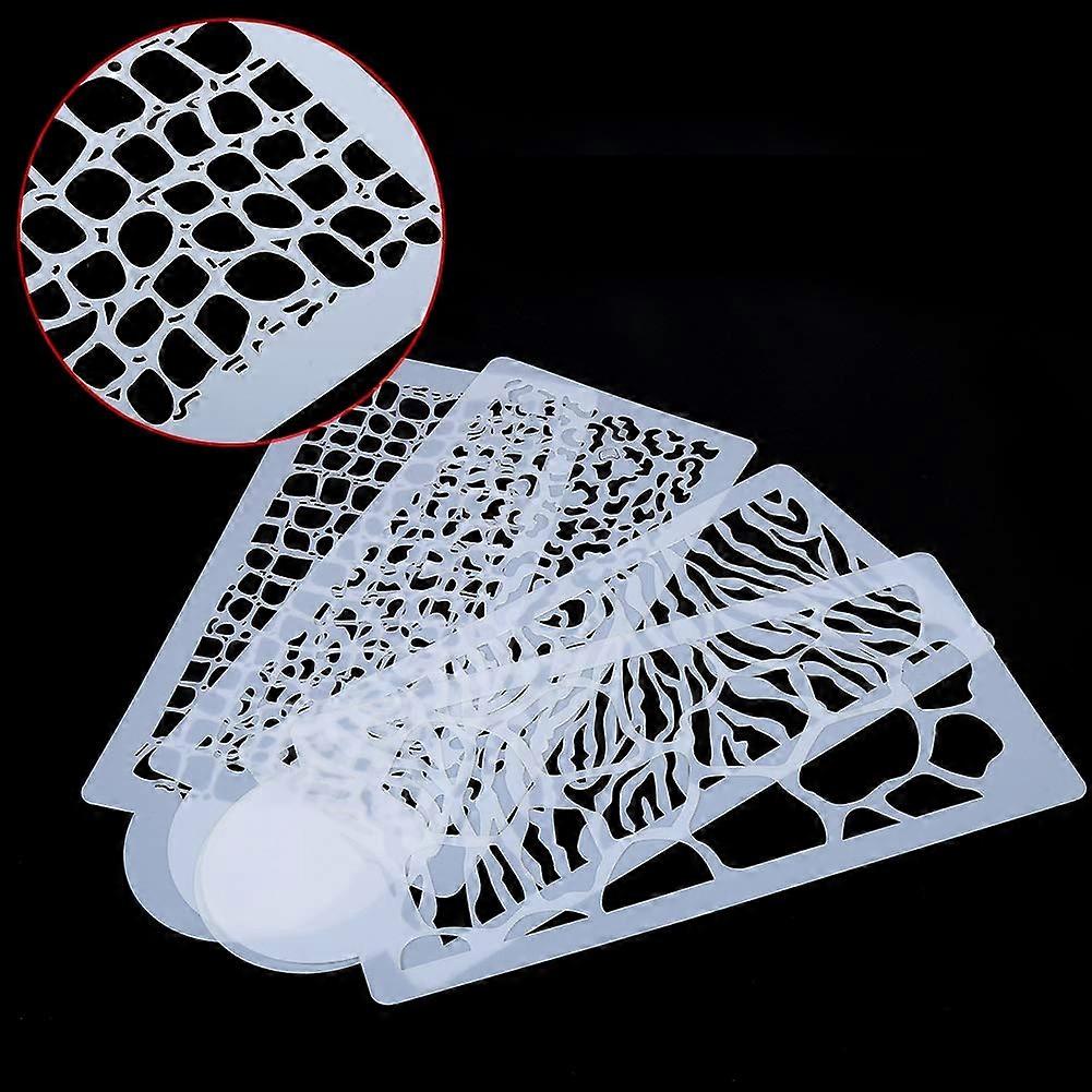 4PCS Backschabl Set for Precision Baking, Reusable Cake Templates, Silicone Material, Easy to Clean, Multi-Size Options