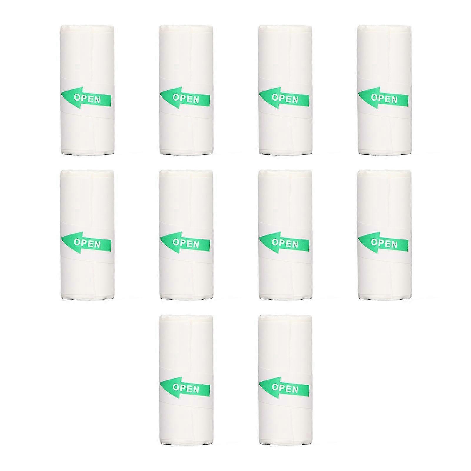 10 Roll Thermal Printer Paper Portable Self Adhesive Mini Printing Paper for Labels Photo 57x25mm