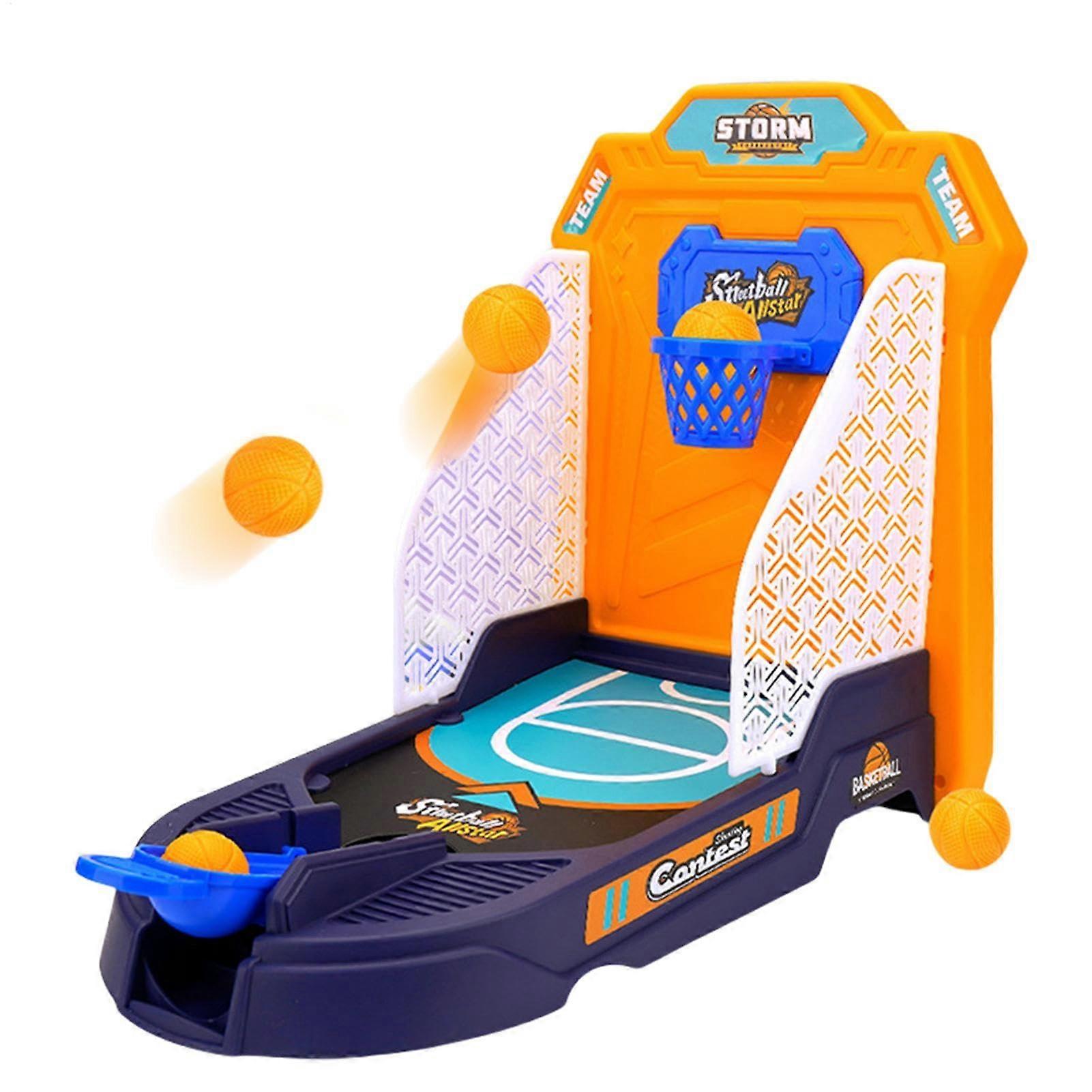 Basketball Board Game, Desk Basketball Game 2Player Basketball Game Machine, Pitching Machine Desk Toy, Party Favors Fine Motor Skills Interactive