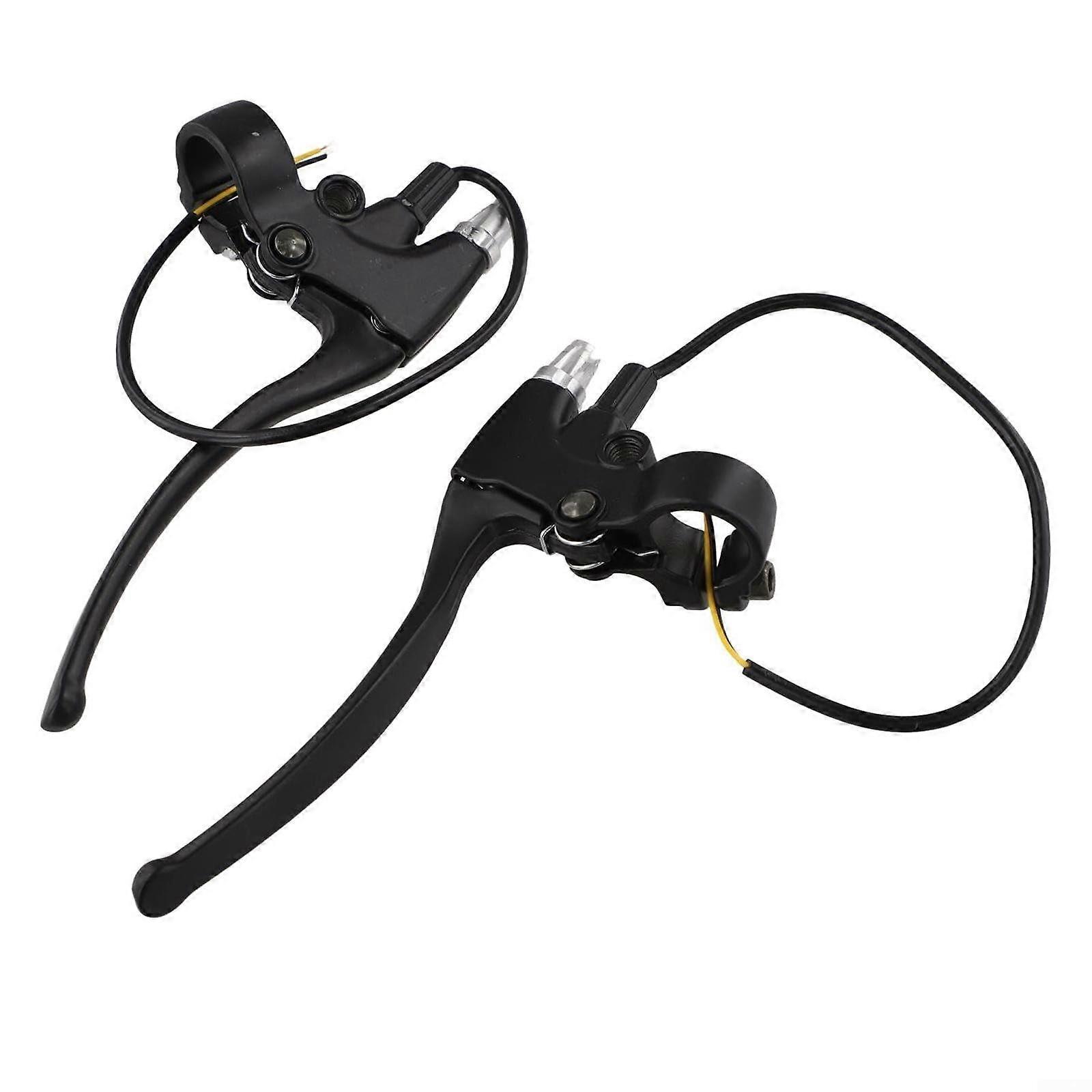 E-Bike Brake Levers With Built-In Safety Shutdown Technology, Black, 1 Pair, Compatible With Most E-Bikes
