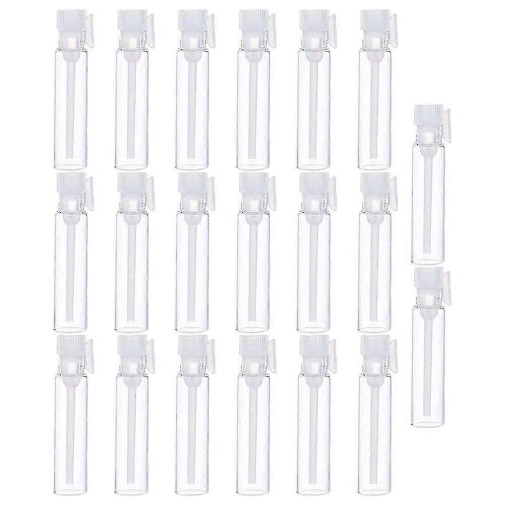 100pcs 3ml Transparent Sample Bottles with Dropper Empty Test Tubes for Perfume