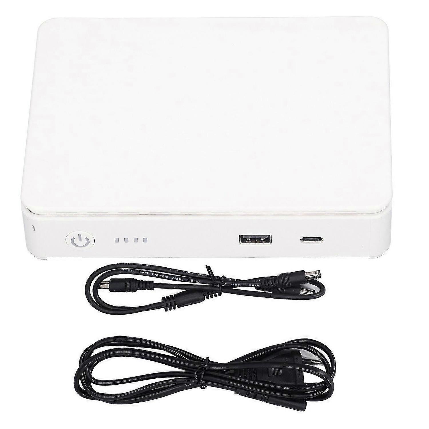 Mini UPS Battery Backup 10400mAh Uninterruptible Power Supply Output 5V 9V 12V POE 15V 24V for Camera Router 100240V EU Plug