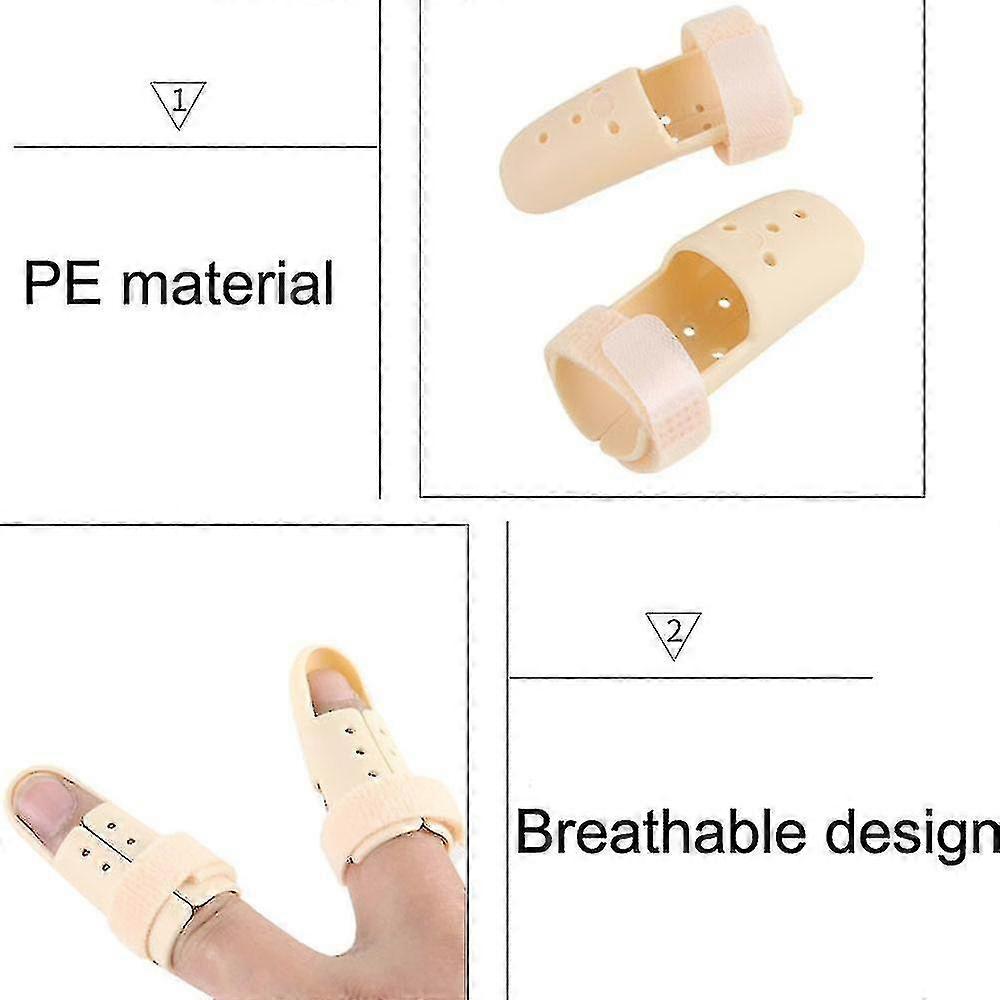 Adjustable Finger Splint for Broken or Sprained Fingers - Finger Protector for Support & Pain Relief