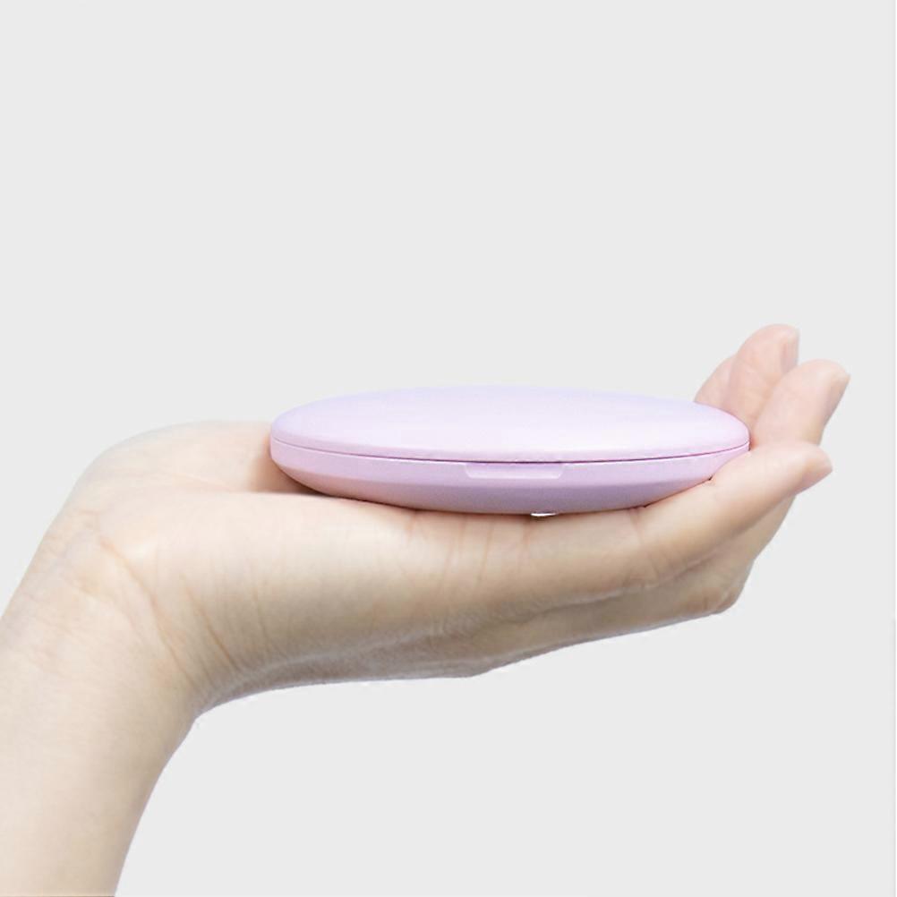 LED Lighted Travel Makeup Mirror Foldable Dual Sided Vanity Mirror with Lights Portable Handheld Magnification Pocket Mirrors