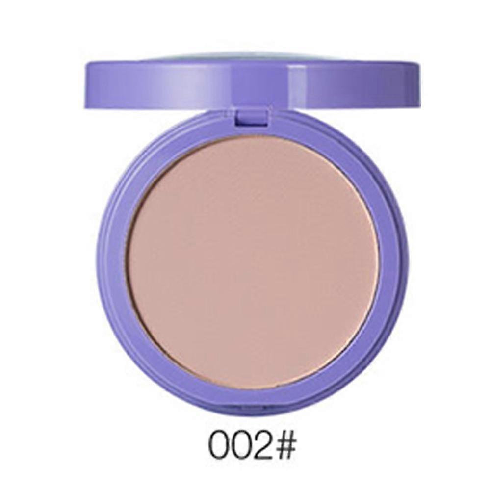 Pressed Concealer Powder Moisturizing Brightening Makeup Facial Contour Matte 002#