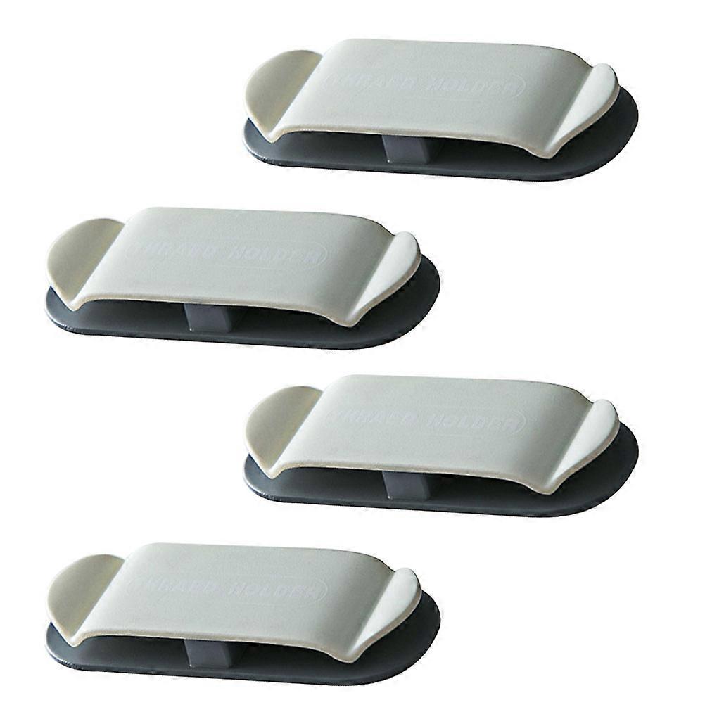 Cable Hooks Hanger Cable Strong Adhesive Hooks For Home Organization Load-Bearing 8x3cm Grey 4Set