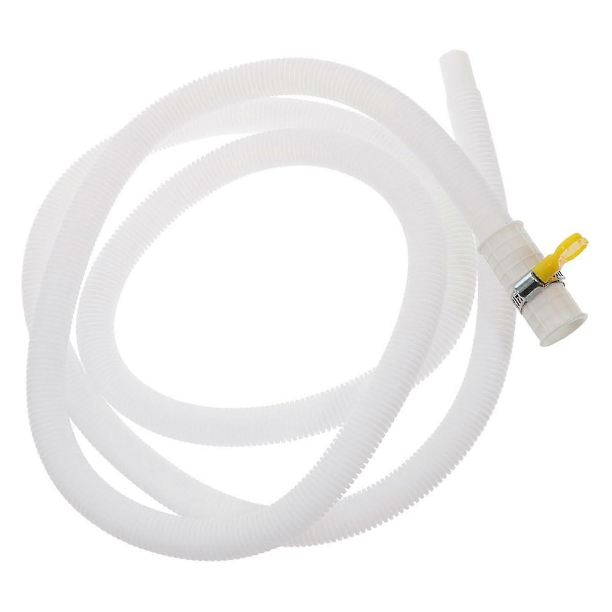 Flexible drain hose for air conditioner with stainless steel clamp