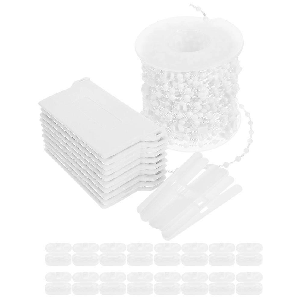 Vertical Blind Repair Kit with Chain, Connectors, and Bottom Weights for Enhanced Stability and Longevity