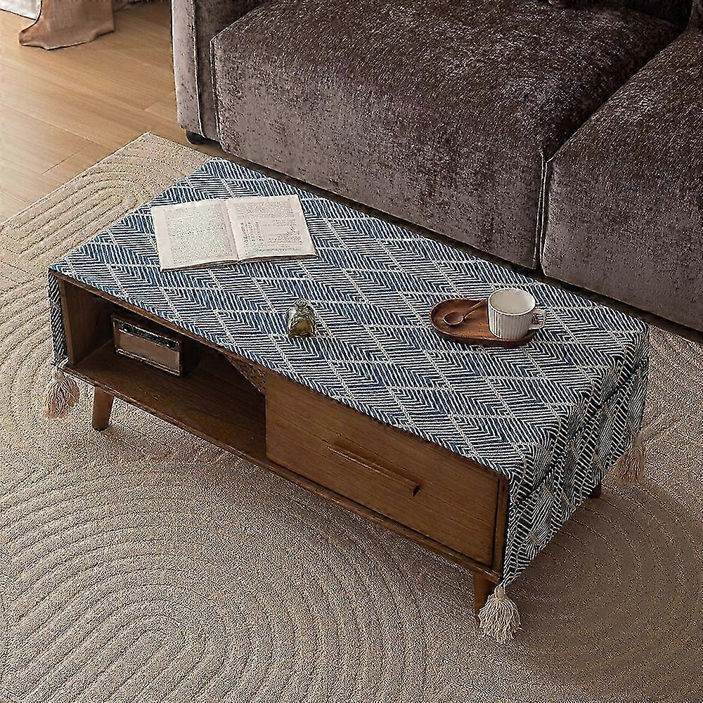 Waterproof Table Runner Checkered Tea Table Mat - Practical and easy to clean waterproof material for everyday use. 2025