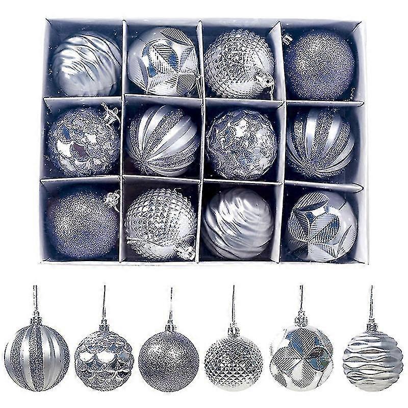 Christmas Balls For Tree Decorationssilver 2025