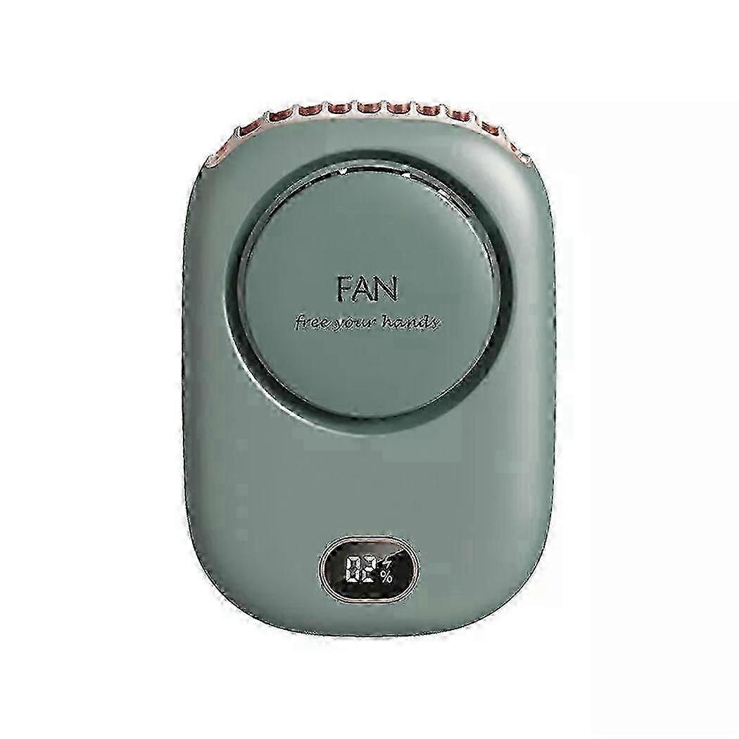 Portable Mini USB Hanging Neck Fan - Rechargeable Cooling Air Cooler with Adjustable Speeds and Versatile Design